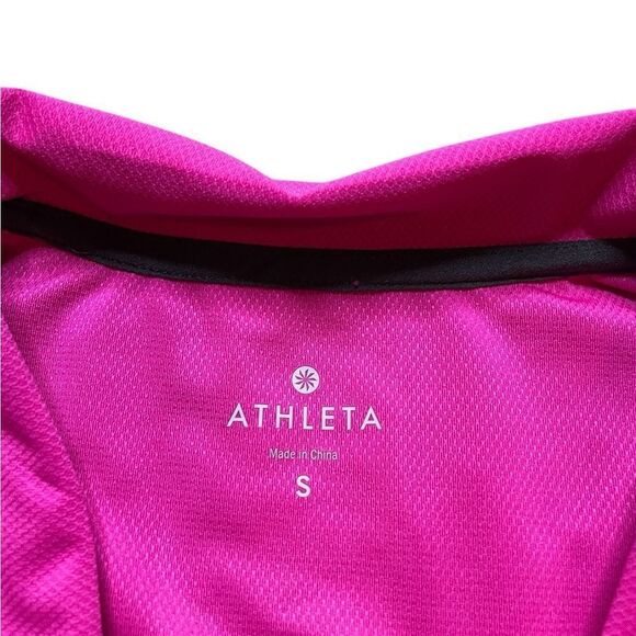 ATHLETA Birdie Polo Shirt Pink Size Small - Picture 7 of 7